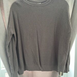 Oversized knit Jax and Lennon Gray Crewneck Sweater